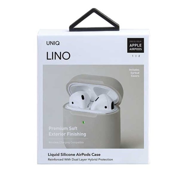 Uniq Lino AirPods 1/2 Gen Case - Beige 9