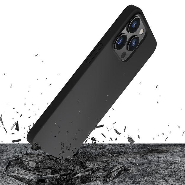 3mk Silicone Case for iPhone 16 Pro Max - Black 11