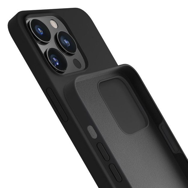 3mk Silicone Case for iPhone 16 Pro Max - Black 3