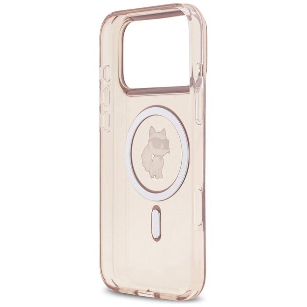 Karl Lagerfeld IML Choupette MagSafe Case for iPhone 17 Pro Max - Pink 6