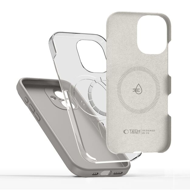 Tech-Protect Silicone MagSafe Case for iPhone 17 - Gray 1