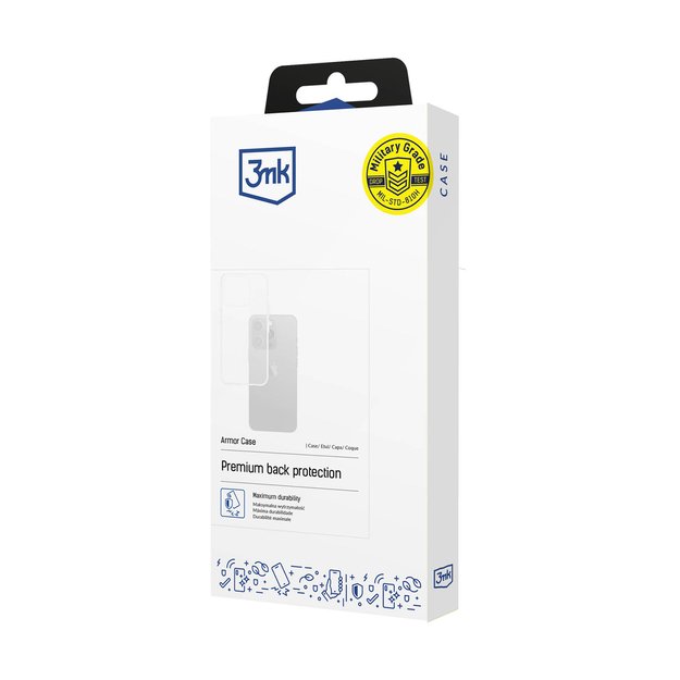 3mk Armor Case for Motorola Edge 50 Pro - Transparent 1
