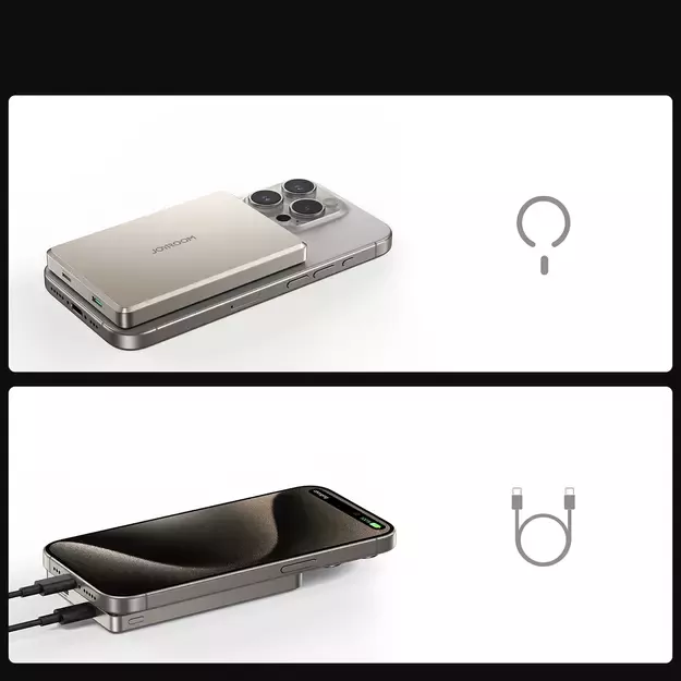 Powerbank Joyroom JR-PBM08 Pro 10000mAh ultra-thin - titanium 15