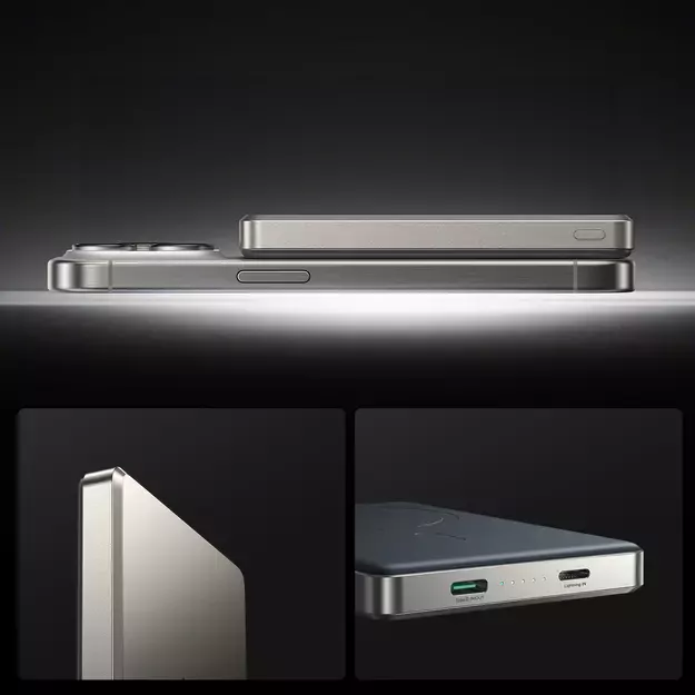 Powerbank Joyroom JR-PBM08 Pro 10000mAh ultra-thin - titanium 12