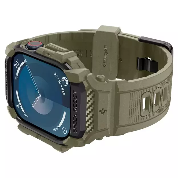 Spigen Rugged Armor ”Pro” Strap for Apple Watch 10 (46MM) - Green 15