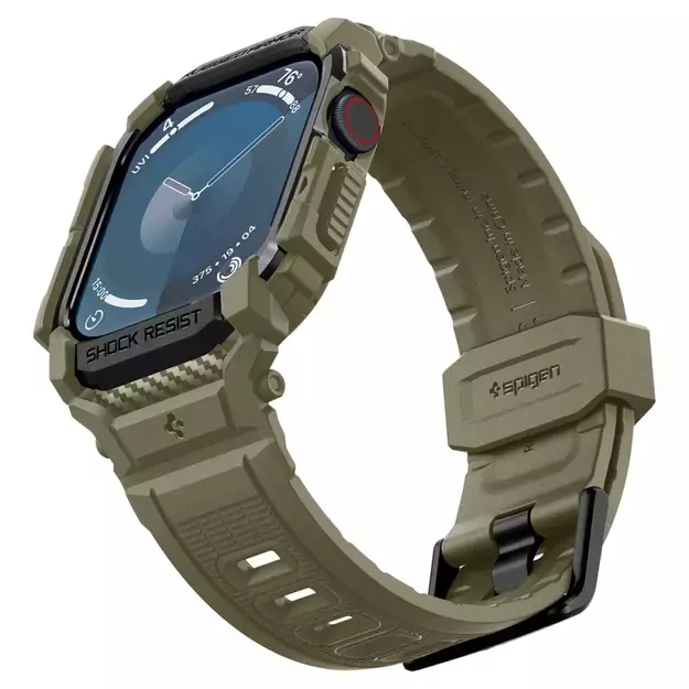 Spigen Rugged Armor ”Pro” Strap for Apple Watch 10 (46MM) - Green 14