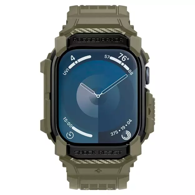 Spigen Rugged Armor ”Pro” Strap for Apple Watch 10 (46MM) - Green 12