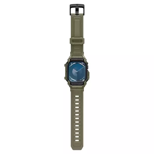 Spigen Rugged Armor ”Pro” Strap for Apple Watch 10 (46MM) - Green 17