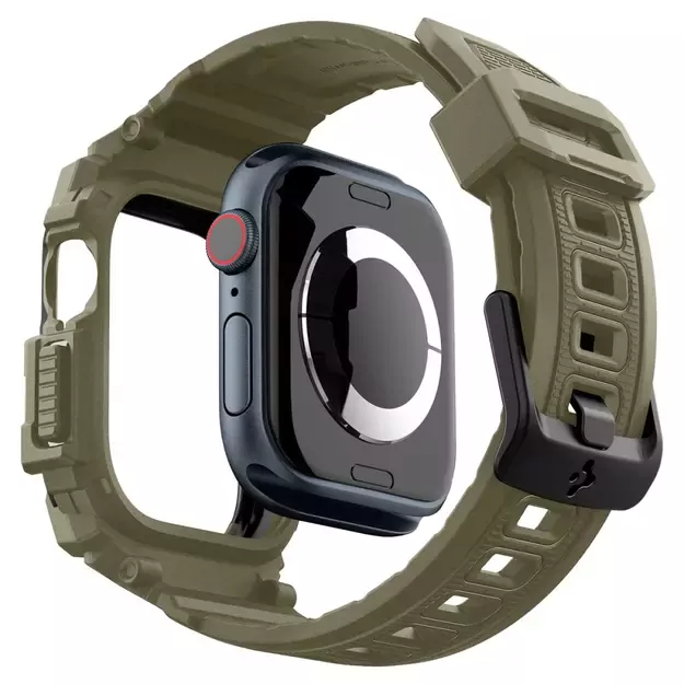 Spigen Rugged Armor ”Pro” Strap for Apple Watch 10 (46MM) - Green 16