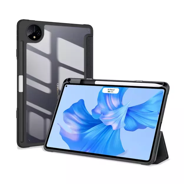 Dux Ducis Toby Case for Huawei MatePad Pro 11   (2022) Cover with S Pen Pen Smart Cover Stand Black 21