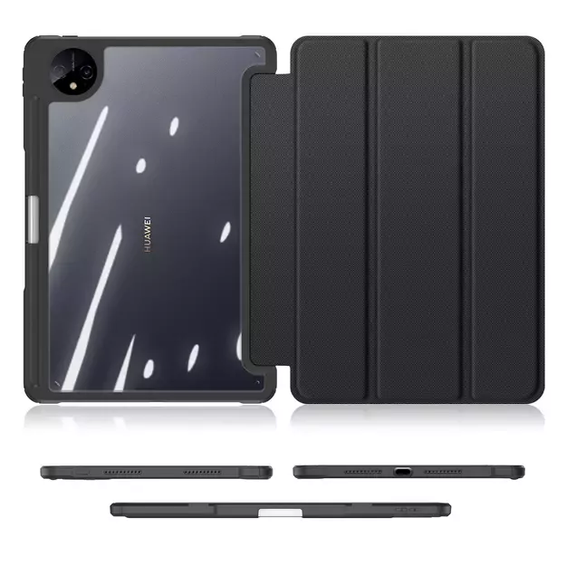 Dux Ducis Toby Case for Huawei MatePad Pro 11   (2022) Cover with S Pen Pen Smart Cover Stand Black 24