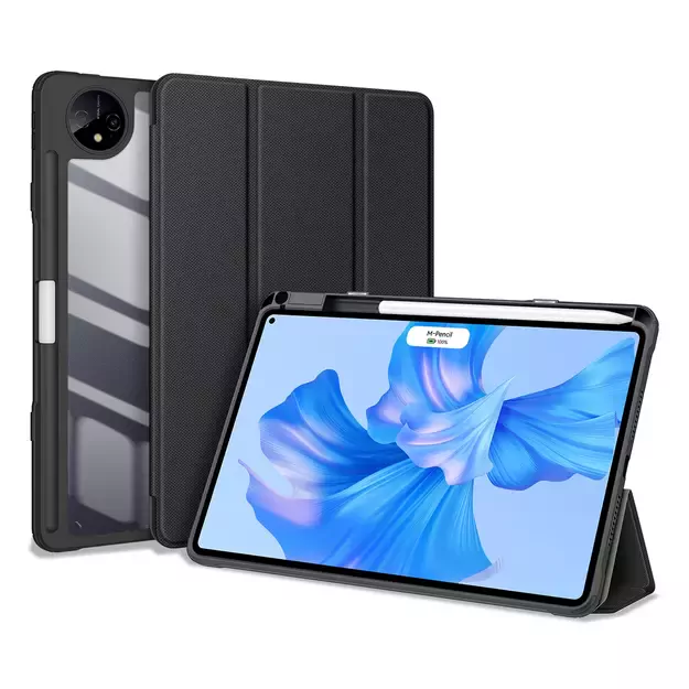 Dux Ducis Toby Case for Huawei MatePad Pro 11   (2022) Cover with S Pen Pen Smart Cover Stand Black 22