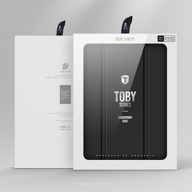 Dux Ducis Toby Case for Huawei MatePad Pro 11   (2022) Cover with S Pen Pen Smart Cover Stand Black 20