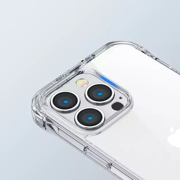 Joyroom Defender Series Case Cover for iPhone 14 Pro Armored Hook Cover Stand Clear (JR-14H2) 6