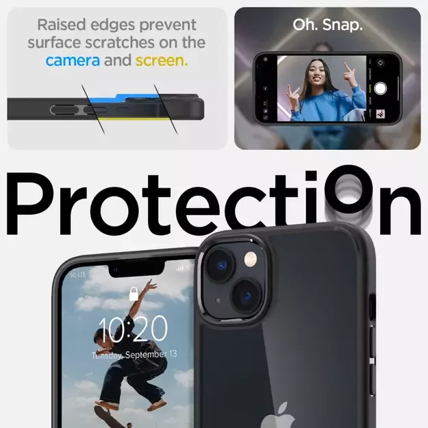 Spigen Ultra Hybrid iPhone 14 Plus Case - Matte Black 19