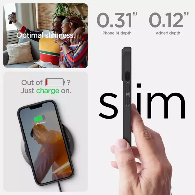 Spigen Ultra Hybrid iPhone 14 Plus Case - Matte Black 20