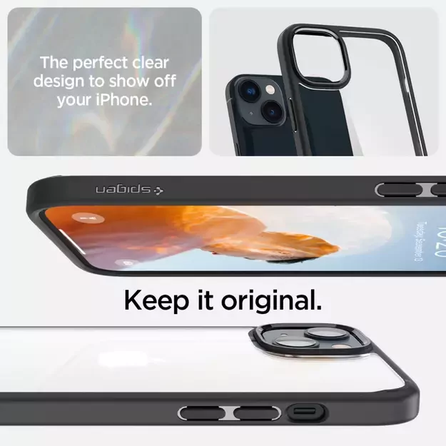 Spigen Ultra Hybrid iPhone 14 Plus Case - Matte Black 16