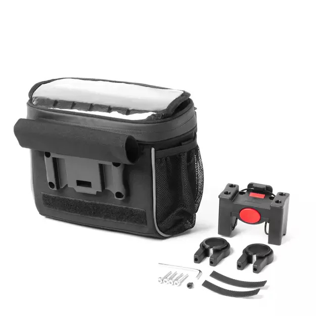 Wozinsky bicycle handlebar bag bike shoulder bag black (WBHBB-01) 26