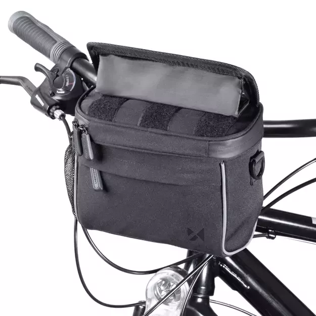 Wozinsky bicycle handlebar bag bike shoulder bag black (WBHBB-01) 9