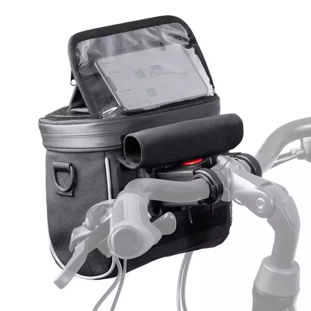 Wozinsky bicycle handlebar bag bike shoulder bag black (WBHBB-01) 5