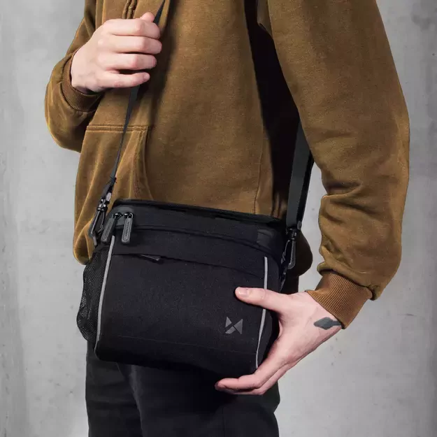 Wozinsky bicycle handlebar bag bike shoulder bag black (WBHBB-01) 21