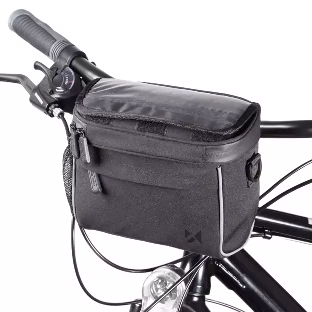 Wozinsky bicycle handlebar bag bike shoulder bag black (WBHBB-01) 13