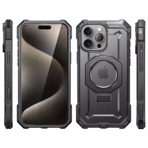 Supcase UB GRIP Mag MagSafe iPhone 16 Pro Case - Gray 9