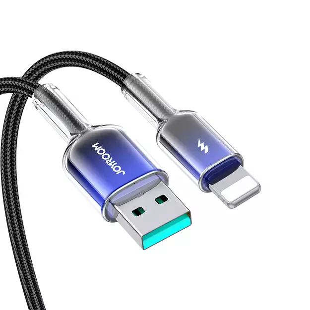Joyroom S-A42 Crystal-Clear Series 3A USB-A - Lightning cable 1.2m - black 19