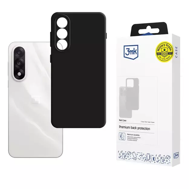 3mk Matt Case for Samsung Galaxy S25 - Black
