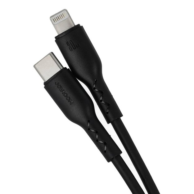Joyroom Flash-Charge Series SA26-CL3 USB-C / Lightning cable 30W 1m - black 2