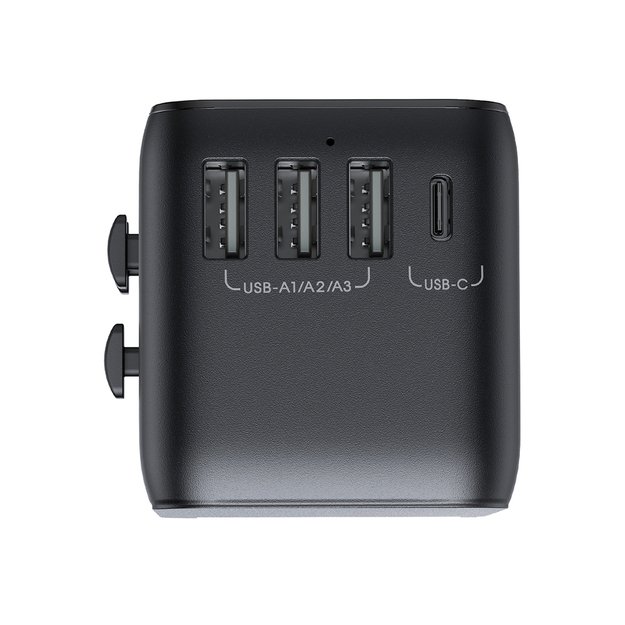 Joyroom JR-TCW01 Travel Adapter Universal 17W EU / US / UK / JP / AU / CN - Black 6