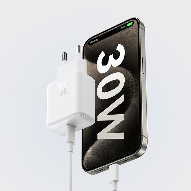 Joyroom JR-TCF24 USB-C PD 30W QC SFC network charger - white 8