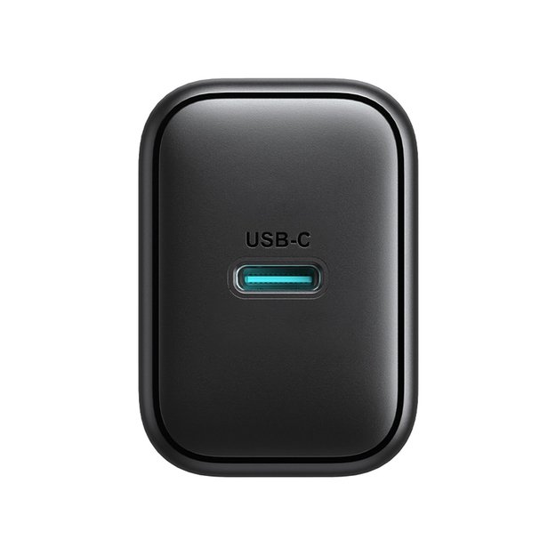 Joyroom JR-TCF23 network charger USB-C 25W SFC / PPS / PD - black + USB-C / USB-C cable 1m 5