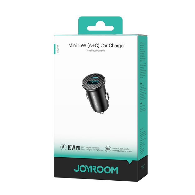Joyroom JR-CCN16 Mini 15W Car Charger - Black 5