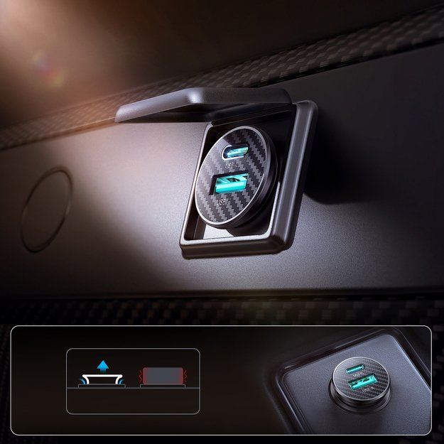 Joyroom JR-CCN16 Mini 15W Car Charger - Black 7
