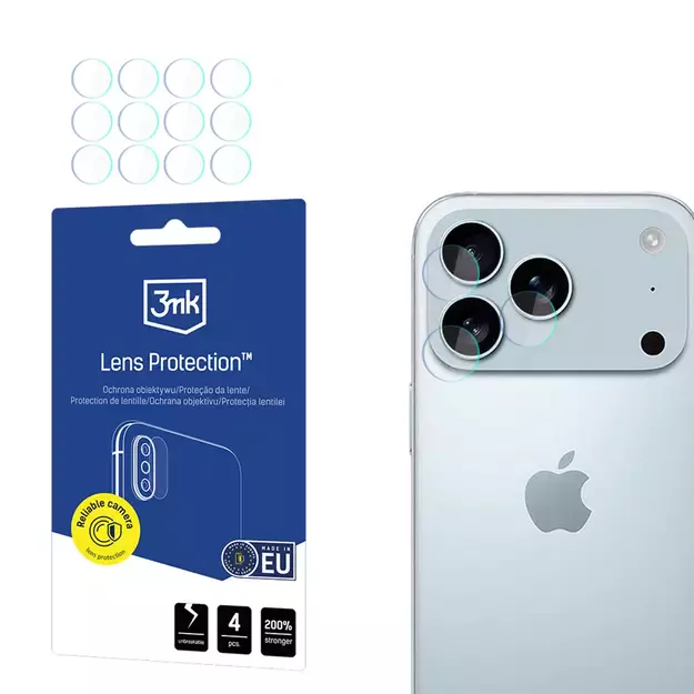 3mk Lens Protection Camera Lens Glass for Apple iPhone 17 Pro