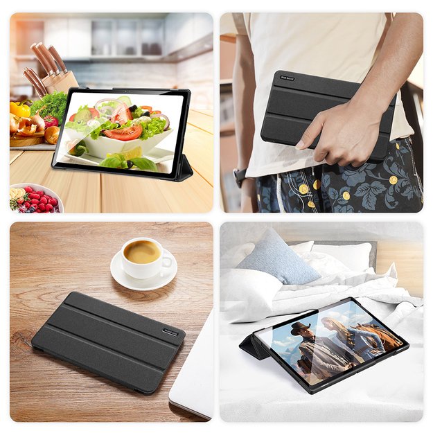 Dux Ducis Domo Foldable Cover Tablet Case with Smart Sleep Function Stand Samsung Galaxy Tab A8 10.5   2021 Black 8