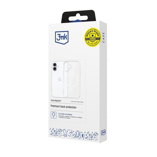 3mk Clear MagCase for Apple iPhone 16 Plus - transparent 8