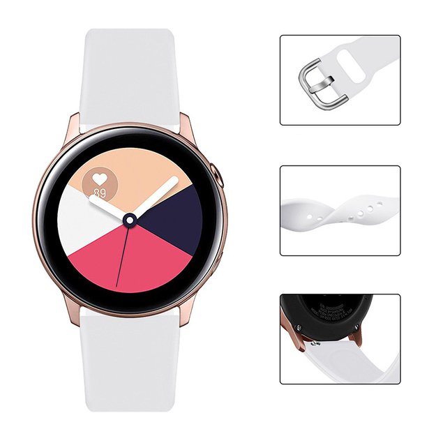 Silicone Strap TYS band for Samsung Galaxy Watch 40 / 41 / 42 / 43 / 44 mm - turquoise 1