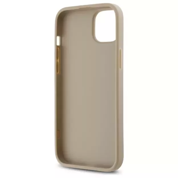 DKNY Quilted Stack Logo iPhone 15 Plus Case - Beige 13