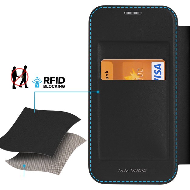 Dux Ducis Skin X Pro Magnetic Flip MagSafe Case iPhone 15 - Black 2