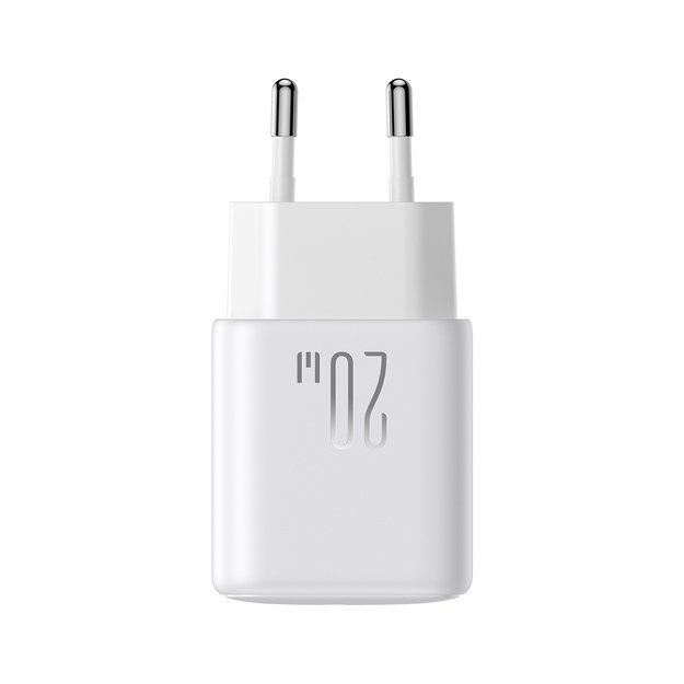 Joyroom JR-TCF20 USB-C PD 20W network charger - white + USB-C / Lightning cable 1m 2
