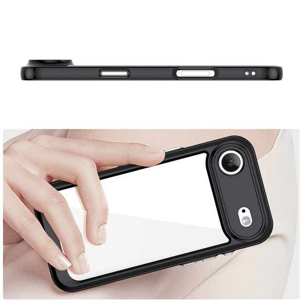 Outer Space Case for iPhone 17 Air - Black Transparent 3