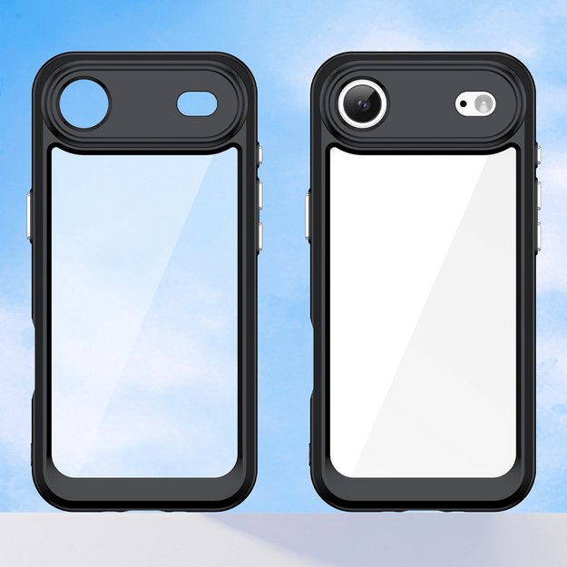 Outer Space Case for iPhone 17 Air - Black Transparent 7