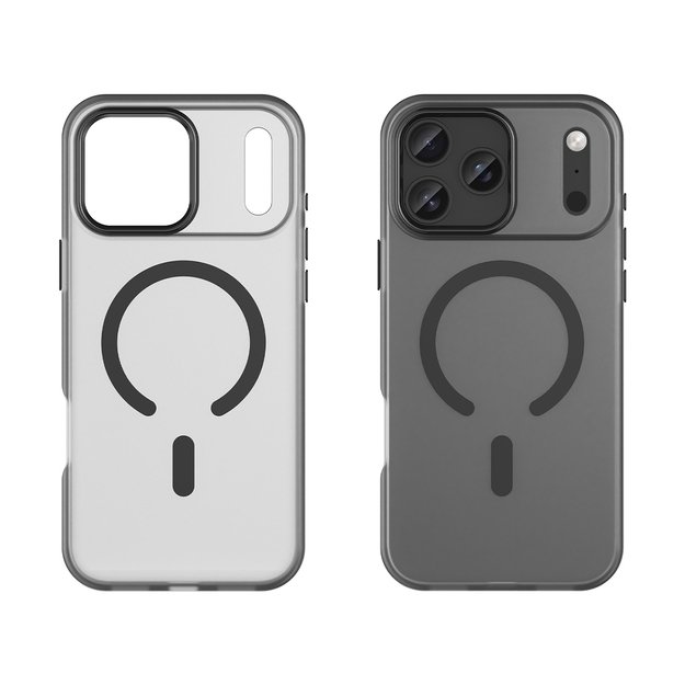 Magnetic Abrasive iPhone 17 Pro Max Case Compatible with MagSafe - Matte Black 1