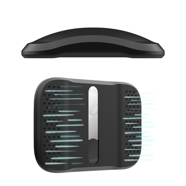 Etui magnetyczne na AirTag - czarne 2
