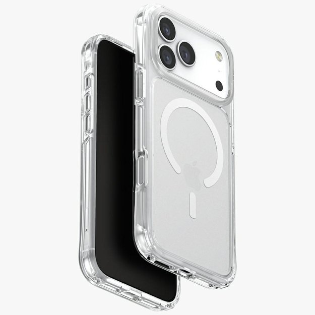 Uniq LifePro Xtreme Magclick Charging Case for iPhone 17 Pro Max - Clear-Glitter
