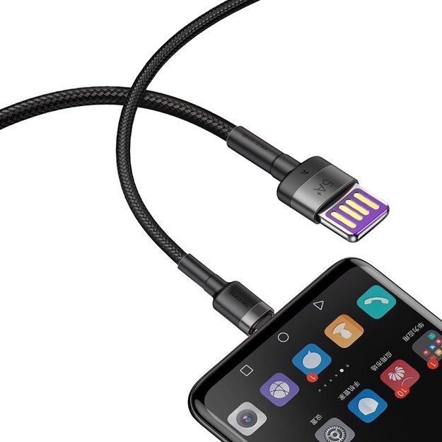 Baseus Cafule cable USB Type C SuperCharge 40W Quick Charge 3.0 QC 3.0 1m gray-black (CATKLF-PG1) 6