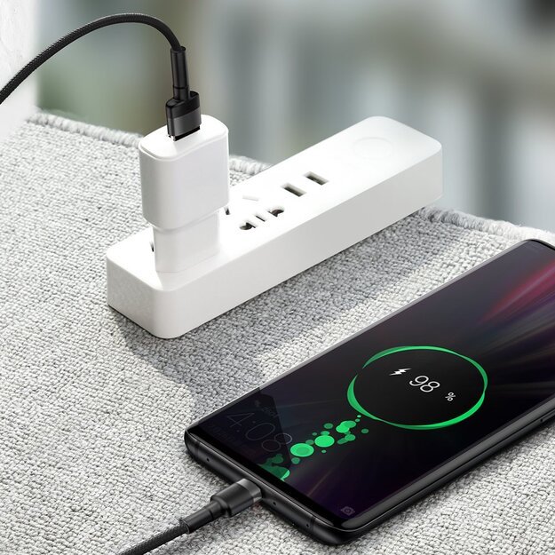Baseus Cafule cable USB Type C SuperCharge 40W Quick Charge 3.0 QC 3.0 1m gray-black (CATKLF-PG1) 7