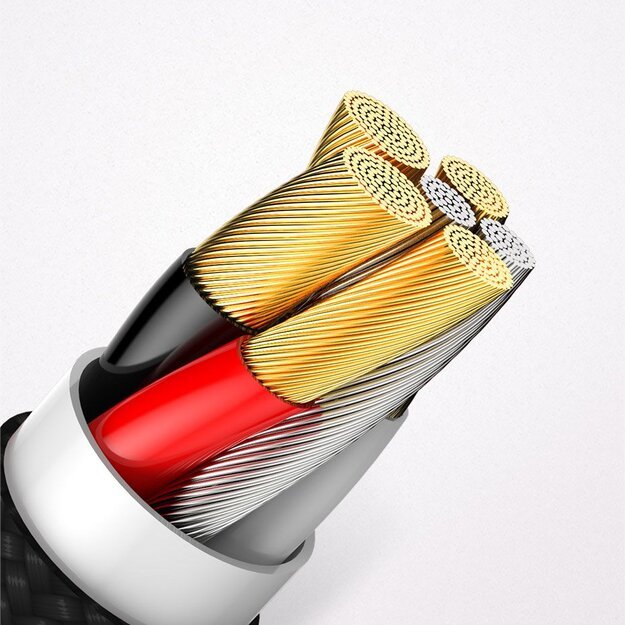 Baseus Cafule cable USB Type C SuperCharge 40W Quick Charge 3.0 QC 3.0 1m gray-black (CATKLF-PG1) 15
